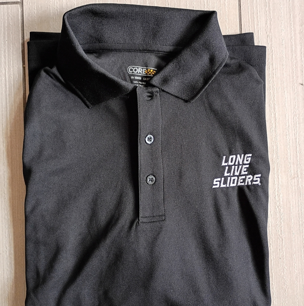 White Castle Core 365 Black Polo Shirt